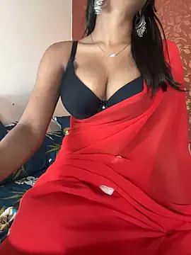 Cling to live show with sapna_sexyy from StripChat 